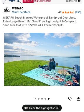 Turquoise Floral Oversized Beach Blanket